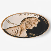 Lincoln Penny s Pappteller (Schrägansicht)