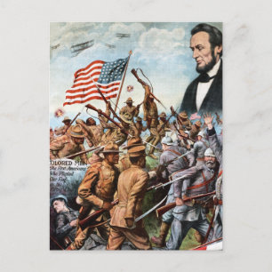 Lincoln-Plakat Postkarte