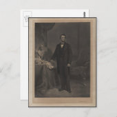 Lincoln Postkarte (Vorne/Hinten)