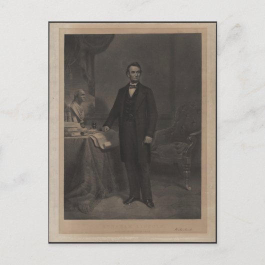 Lincoln Postkarte (Vorderseite)