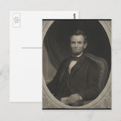 Lincoln Postkarte (Vorne/Hinten)