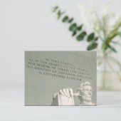 Lincoln Postkarte (Stehend Vorderseite)