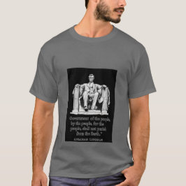 Lincoln Quote Sticker - "Regierung des Volkes" T-Shirt