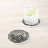 Lincoln Reading the Emanzipation Proclamation Getränkeuntersetzer (Seite)