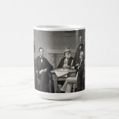Lincoln Reading the Emanzipation Proclamation Kaffeetasse (Mittel)