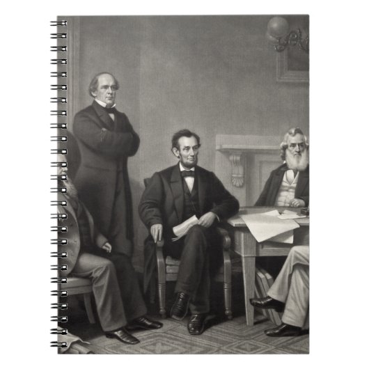 Lincoln Reading the Emanzipation Proclamation Notizblock (Vorderseite)