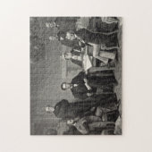 Lincoln Reading the Emanzipation Proclamation Puzzle (Vertikal)