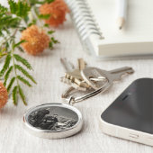 Lincoln Reading the Emanzipation Proclamation Schlüsselanhänger (Seite)