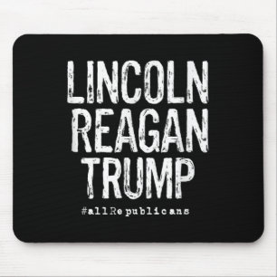 Lincoln, Reagan, Trump - Favoritenpräsidenten Mousepad