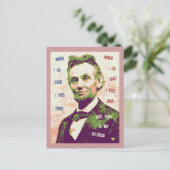 Lincoln Religion Postkarte (Stehend Vorderseite)