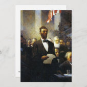 Lincoln Rettete die Gewerkschaft Feiertagskarte (Vorne/Hinten)