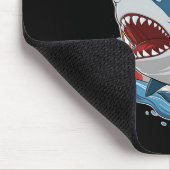 Lincoln Riding Shark Phantastisch Amerikanische Un Mousepad (Ecke)