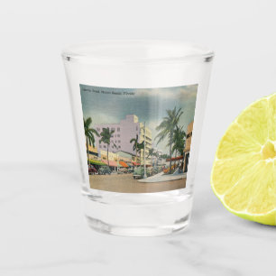 Lincoln Road, Miami Beach, Florida Vintage Schnapsglas