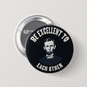 Lincoln - seien Sie ausgezeichnet Button (Vorne & Hinten)
