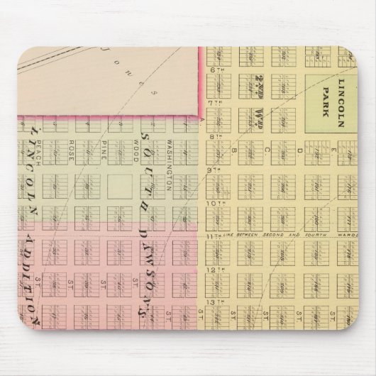 Lincoln South, Nebraska Mousepad (Vorne)