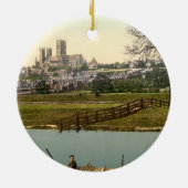 Lincoln-Stadt-Ansicht, Lincolnshire, England Keramikornament (Hinten)