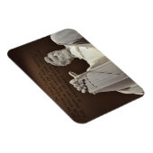 Lincoln-Statue, Inschrift, Lincoln-Gedenkstätte Magnet (Rechte Seite)