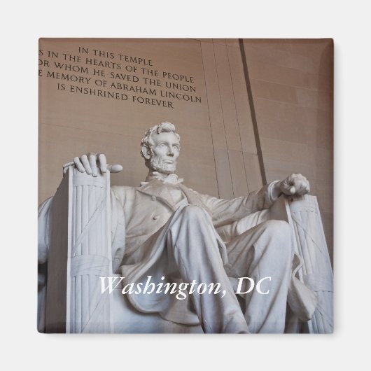 Lincoln Statue Magnet (Vorne)