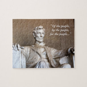Lincoln-Statue-Puzzlespiel Puzzle