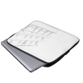 Lincoln-Straße 1111 Laptopschutzhülle (Vorne Knopf)