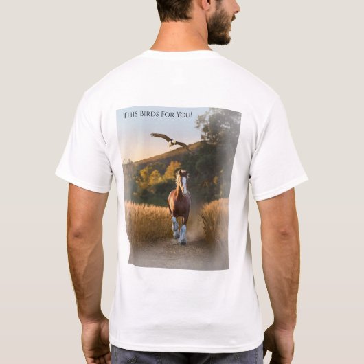 Lincoln the Bald Eagle T-Shirt (Rückseite)