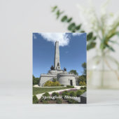 Lincoln Tomb in Springfield, Illinois Feiertagspostkarte (Stehend Vorderseite)