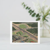 Lincoln Tunnel, NJ Turnpike Exchange Vintag Postkarte (Stehend Vorderseite)