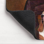 Lincoln und Basset #2 Mousepad (Ecke)