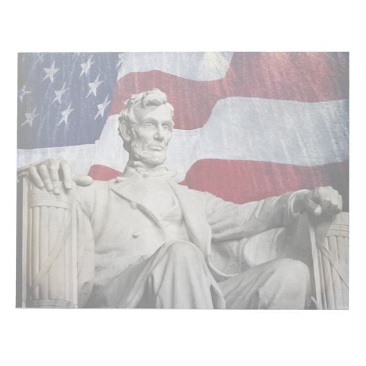 Lincoln und Feuerwerke Notizblock (Vorderseite)