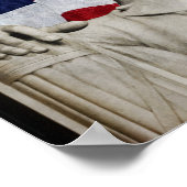 Lincoln und Feuerwerke Poster (Ecke)