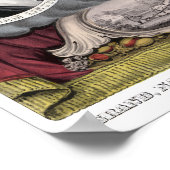 Lincoln und Johnson Election Banner 1864 Poster (Ecke)