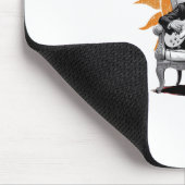 Lincoln Unplugged – Funny Abraham Lincoln Guitar Mousepad (Ecke)