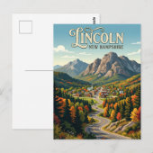 Lincoln USA Postkarte (Vorne/Hinten)