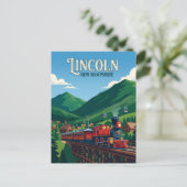 Lincoln USA Postkarte (Stehend Vorderseite)