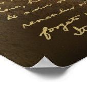 Lincoln von Gregory Gallo Poster (Ecke)