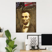 Lincoln von Gregory Gallo Poster (Heimbüro)