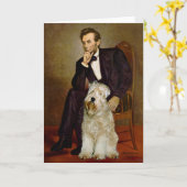 Lincoln - Wheaten Terrier 7 Karte (Gelbe Blume)