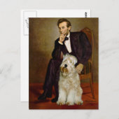 Lincoln - Wheaten Terrier 7 Postkarte (Vorne/Hinten)