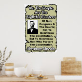 Lincoln: Wir Menschen! Poster (Küche)