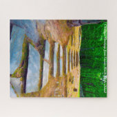 Lincoln Woods Rhode Island. Weihnachtsgrüße Puzzle (Horizontal)