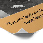 Lincoln Zitat Poster? Poster (Ecke)