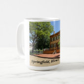 Lincoln Zuhause Historic Site Kaffeetasse (Vorderseite Links)
