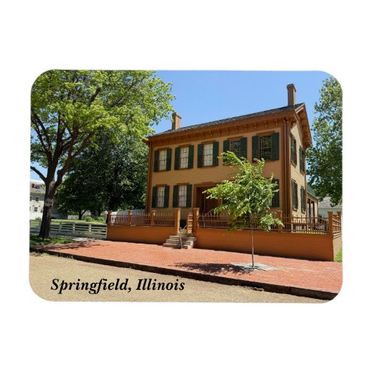 Lincoln Zuhause Historic Site Magnet (Horizontal)