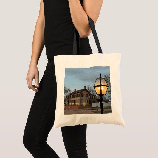 Lincoln Zuhause Tote Bag Tragetasche (Vorderseite (Produkt))