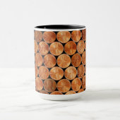 Lincolnpenny/-pennies verkupfern US-Münze, Penny Tasse (Zentrum)