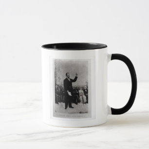 Lincolns Adresse in Gettysburg, 1895 Tasse