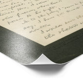 Lincolns berühmter Brief an Greeley Fotodruck (Ecke)