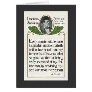 Lincolns Ehrgeiz ist, wirklich Schätzen-Schwarz z