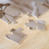 Lincolns Sparrow auf Tansy Puzzle (Seite)