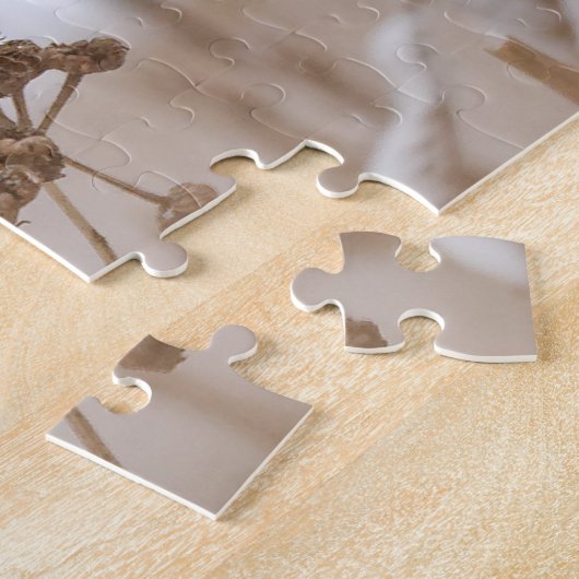 Lincolns Sparrow auf Tansy Puzzle (Seite)